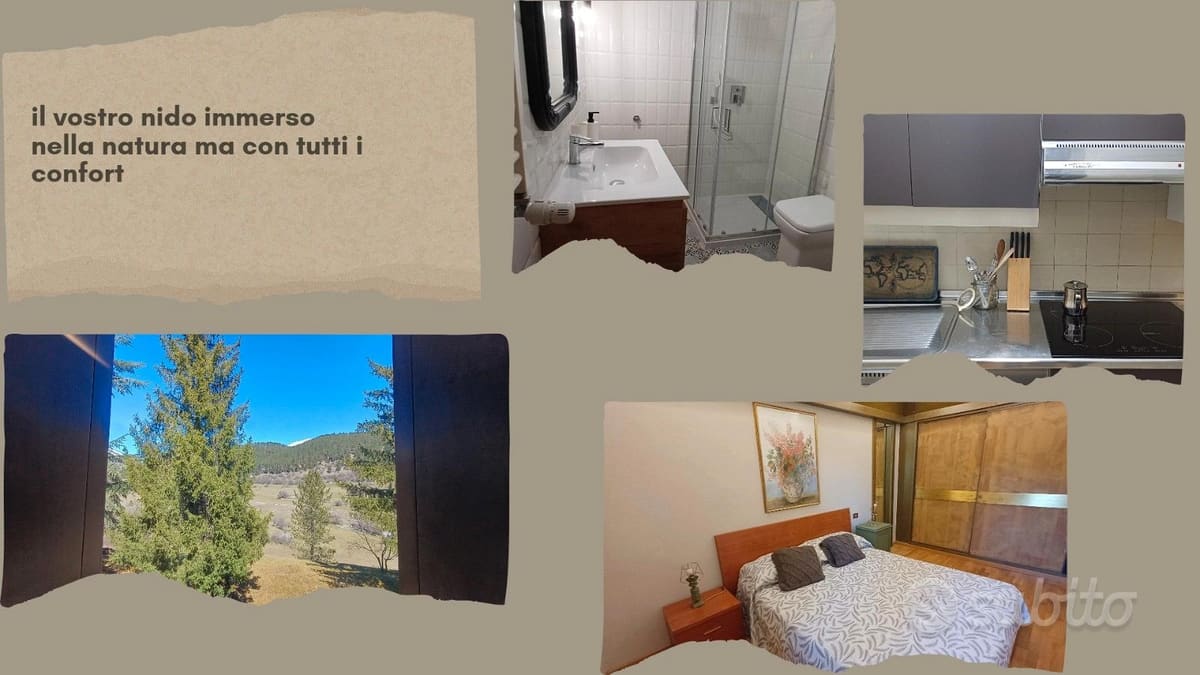 Bilocale panoramico sulle Montagne — casa vacanze a Pescasseroli, Abruzzo — foto 4 di 6
