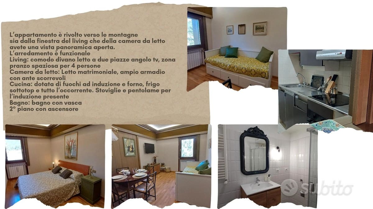 Bilocale panoramico sulle Montagne — casa vacanze a Pescasseroli, Abruzzo — foto 5 di 6